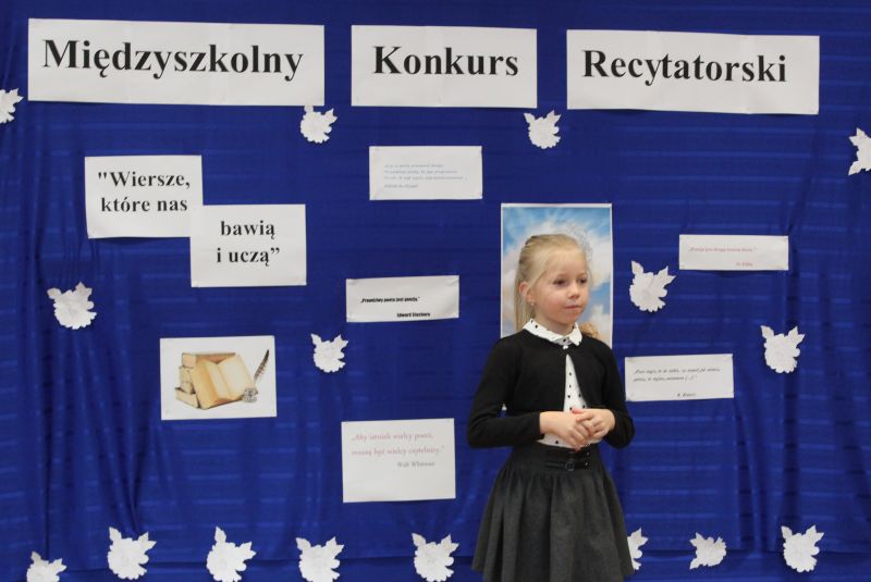 Międzyszkolny Konkurs Recytatorski w Lechowie