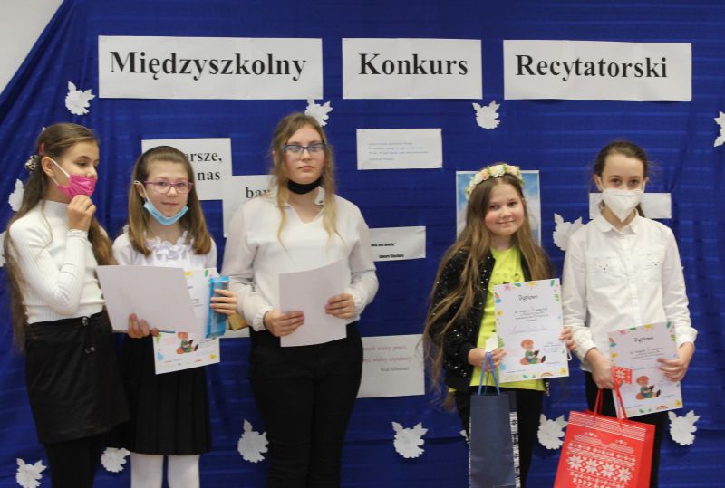  Międzyszkolny Konkurs Recytatorski w Lechowie 