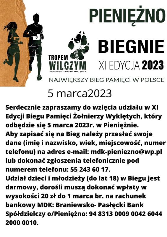 Tropem Wilczym - Bieg Pamięci Żołnierzy Wyklętych...