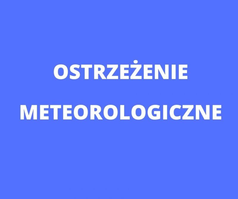 2020 ostrzeżenie meteorologiczne 30 października