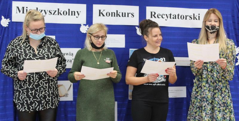  Międzyszkolny Konkurs Recytatorski w Lechowie 